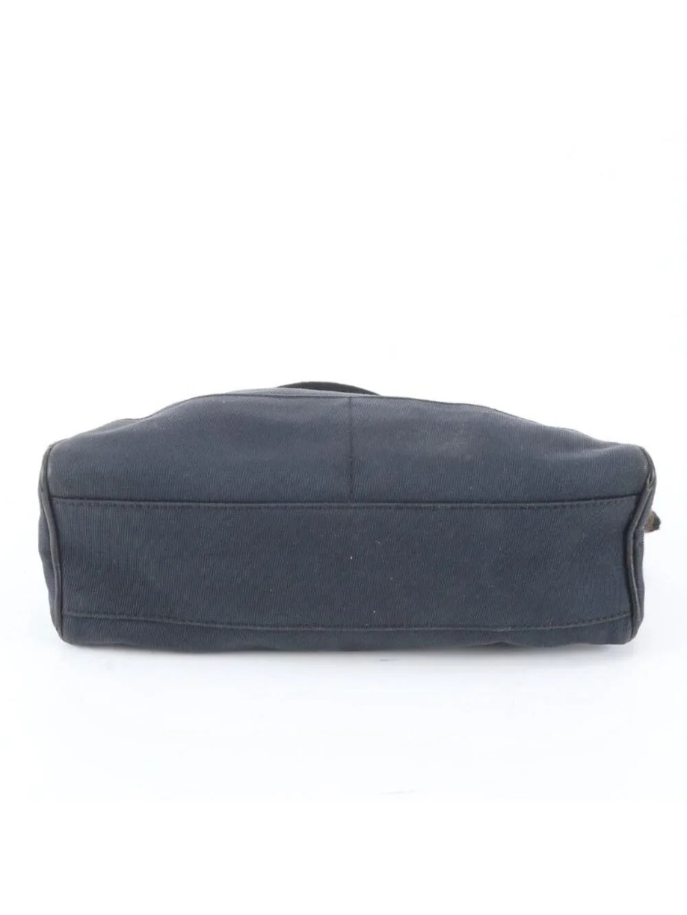 Gucci Leather Canvas Shoulder Bag Hand